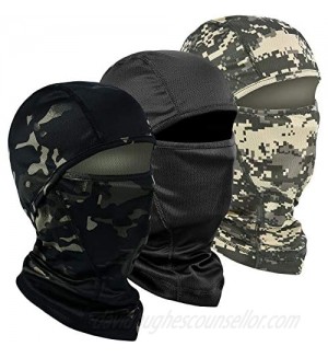 LOOGU Blaclava Face Mask  Windproof Neck Breathable Camo Cover for Unisex-Adult