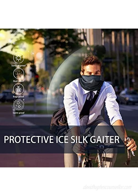 Neck Gaiter Face Coverings for Men Summer Sun Dust Protection