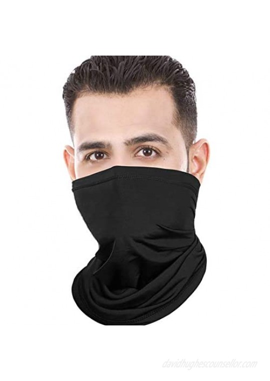 Neck Gaiter Face Mask Reusable  UV Protection Face Cover Scarf for Men Women