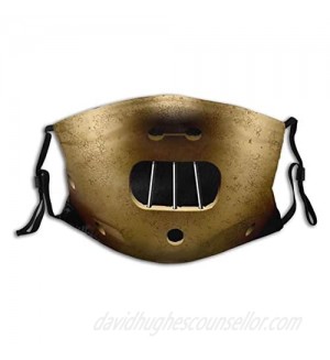 Petirmoso Hannibal Lecter Washable Reusuable Face Fashion Mask Mouth Adjustable Earloop