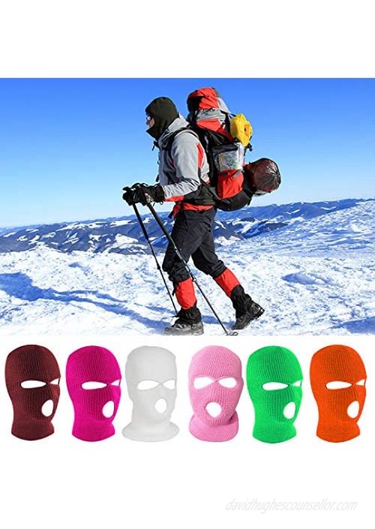 SUNTRADE 3-Hole Ski Face Mask Balaclava for Men and Women Set of 2