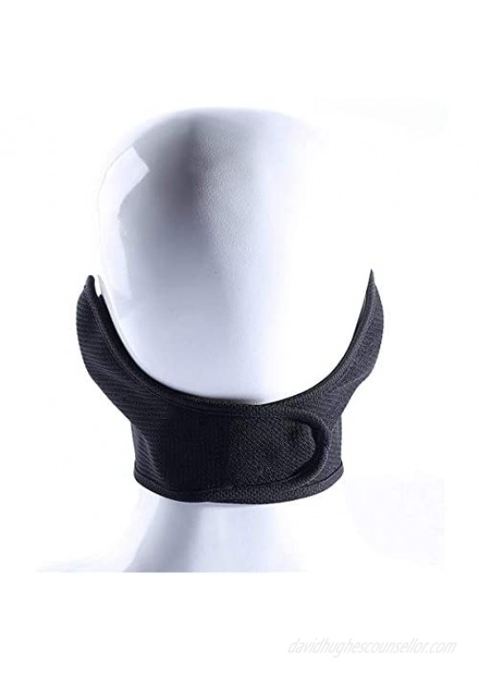 Your Choice Unisex-Adult Ear-Flap Half Face Mask for Cycling Black