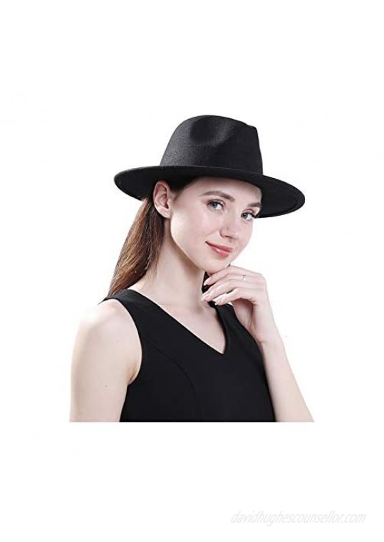 Lisianthus Women Belt Buckle Fedora Hat