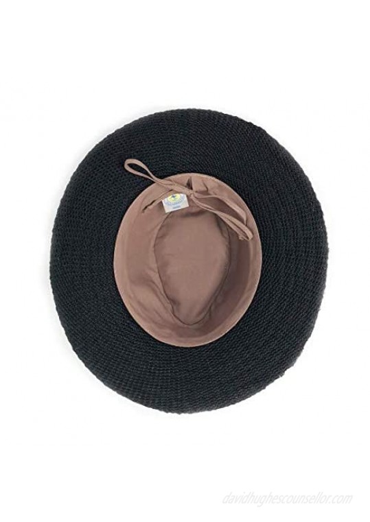 Wallaroo Hat Company Women’s Monroe Fedora – UPF 50+ Modern Style Designed in Australia