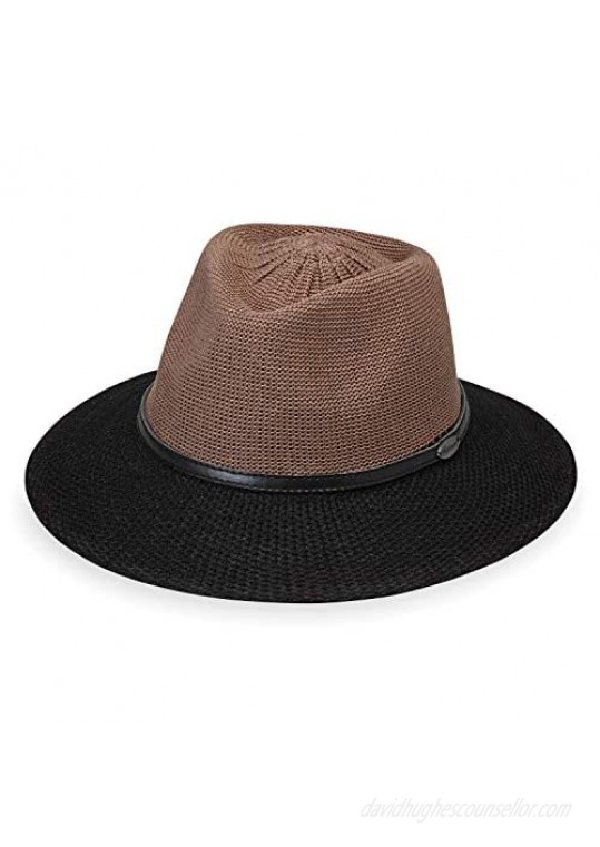 Wallaroo Hat Company Women’s Monroe Fedora – UPF 50+  Modern Style  Designed in Australia