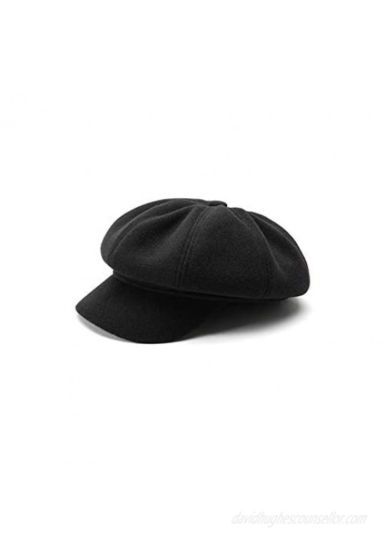 kekolin Womens Newsboy Hat Beret Cap Visor Hats for Ladies Wool Newsboy Beret Cap