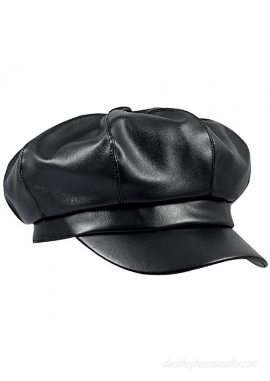 moonsix Newsboy Hat Plain Cabbie Visor Beret Gatsby Ivy Caps for Women