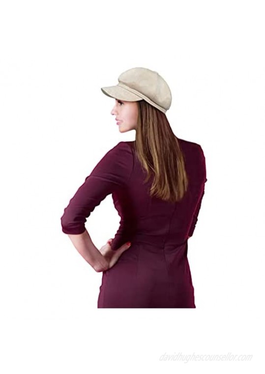 Womens Fashion Newsboy Cap Bakerboy Cabbie Gatsby Visor Beret Hat Tweed Girls Pageboy Caps