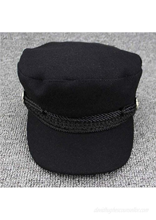 Women's Newsboy Hat Fiddler Cap Military Cap Visor Beret Cap Bakerboy Cabbie Sun Hat Fashion Beret Retro English Style