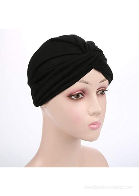 beauty YFJH Chemo Sleep Turban Headwear Scarf Beanie Cap Hat for Cancer Patient Hair Loss