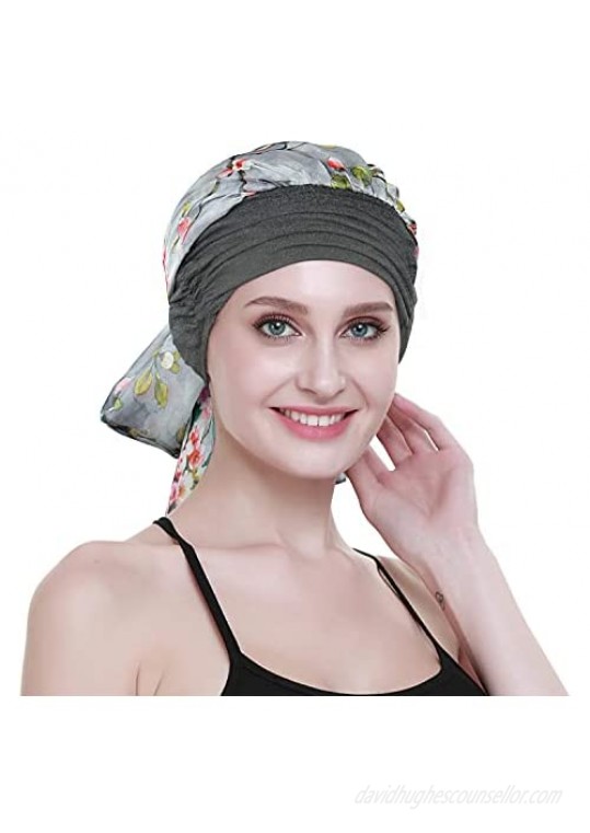 Chemo Headwear Headwrap Scarf Cancer Caps Gifts for Hair Loss Women