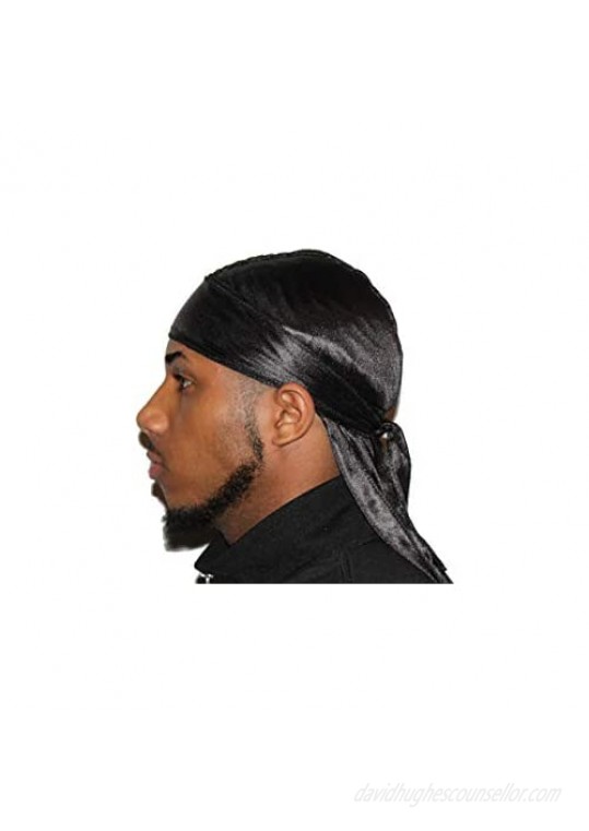 Drippy Rags Apparel | Silky Durags for Men Women Headwrap Durags Headscarf Soft Cap for Hair Waves Fashion