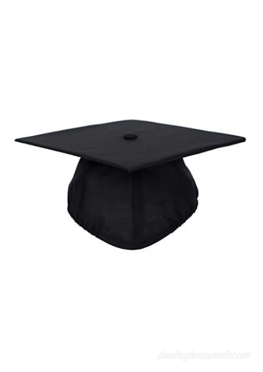 FtyFty Unisex Adult Matte Graduation Cap with Tassel Year Charm