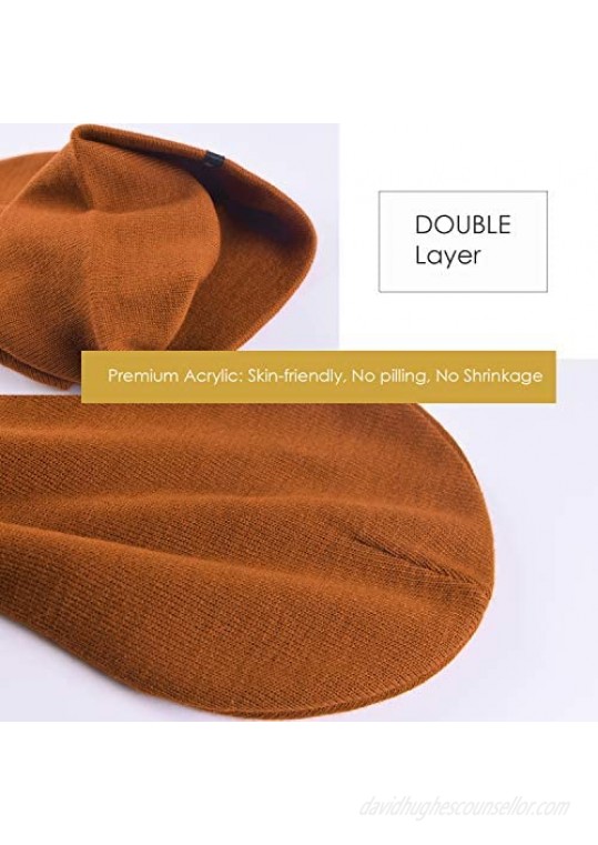 FURTALK Womens Knit Beanie Hat Acrylic Winter Hats for Women Men Soft Warm Unisex Cuffed Beanie…