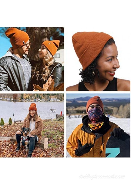 FURTALK Womens Knit Beanie Hat Acrylic Winter Hats for Women Men Soft Warm Unisex Cuffed Beanie…