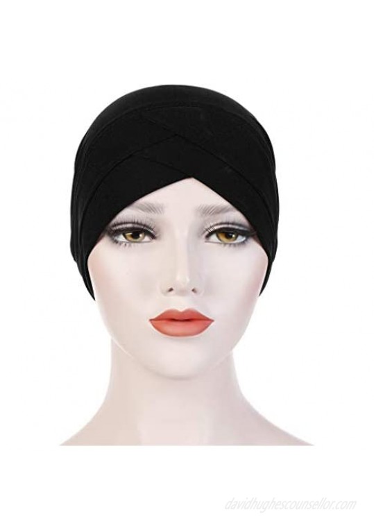 Hijab Cap Under Scarf Black Hijab Undercap (Hijab Accessory) Black