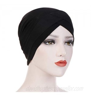 Hijab Cap Under Scarf Black Hijab Undercap (Hijab Accessory)  Black