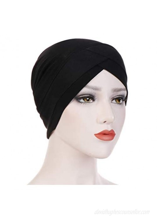 Hijab Cap Under Scarf Black Hijab Undercap (Hijab Accessory)  Black