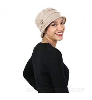 Womens Hat Chemo Headwear Ladies Head Coverings Cotton Cap Cloche Summer Seattle Chic