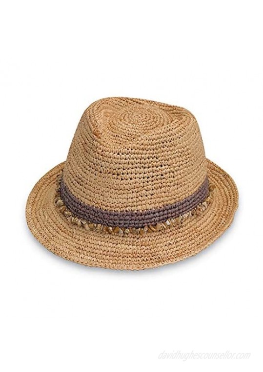 Wallaroo Hat Company Tahiti Trilby – Two-Toned Sun Hat Packable Adjustable Modern Style Designed in Australia