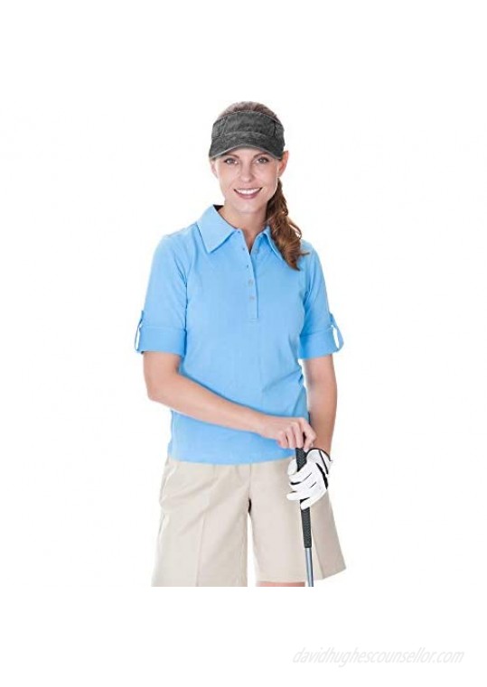 4 Pieces Sun Visor Sun Sports Adjustable Visor Sport Wear Athletic Visor Hat for Men Women