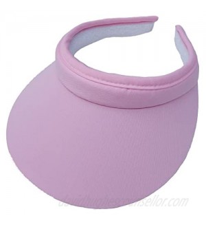 Cushees Cloth Covered Clip-On Visor [233] (Pink New)