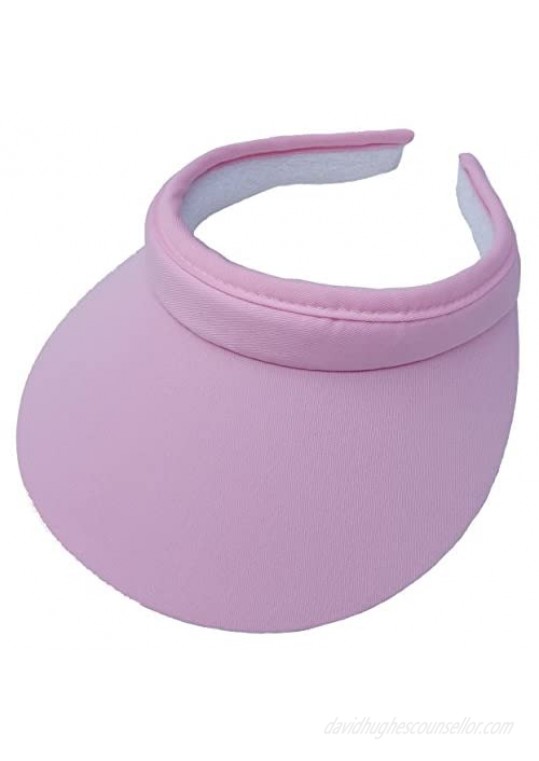 Cushees Cloth Covered Clip-On Visor [233] (Pink New)