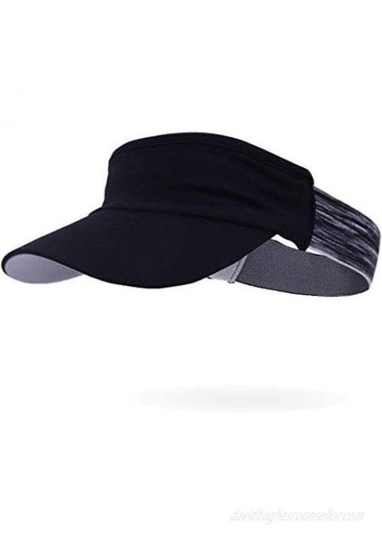 FORBUSITE Women Visor Caps for Running and Sport - Headband & Packable