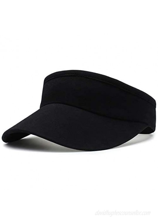 Hanker Women and Men Stretchy Visors  for Golf Tennis Running Jogging and Other Sports