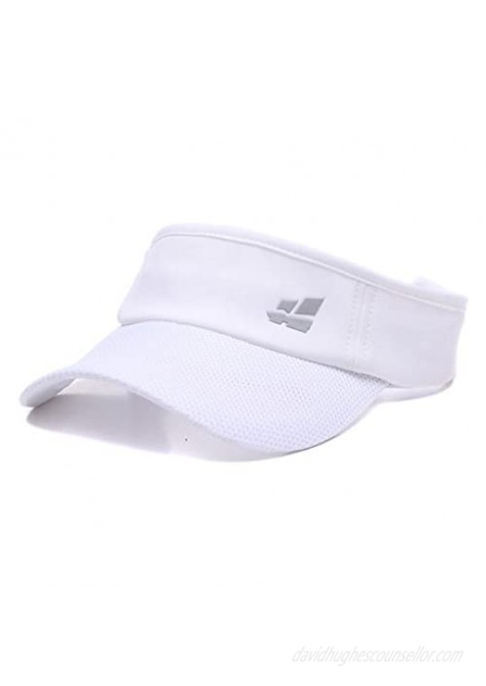 Quanhaigou Sun Visor for Men Women Premium Sports Tennis Golf Running Hat Mesh Adjustable Cap