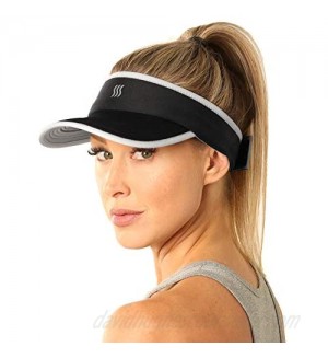 SAAKA Super Absorbent Visor for Women. Premium Packaging. Running  Tennis  Golf & All Sports. Soft  Lightweight & Adjustable.