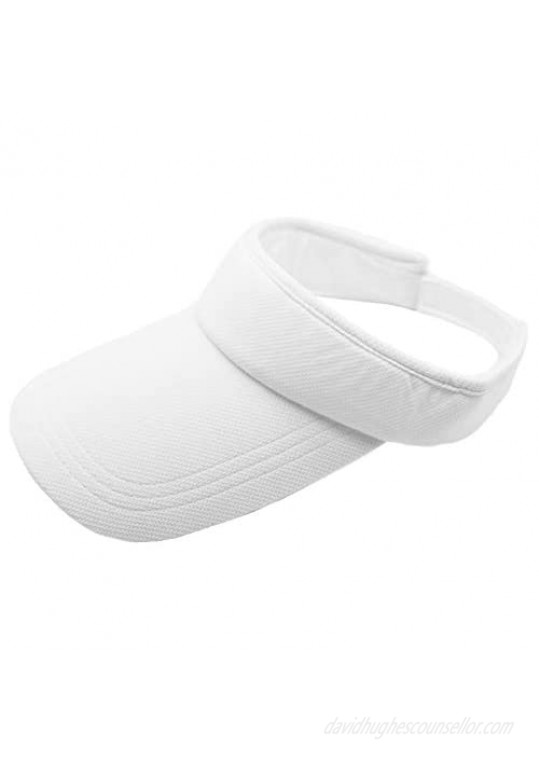 Tannius Long Brim Visor Hat  Sun Visor for Women and Men  Sweatband Cap for Tennis  Golf and All Sports  Soft and Adjustable