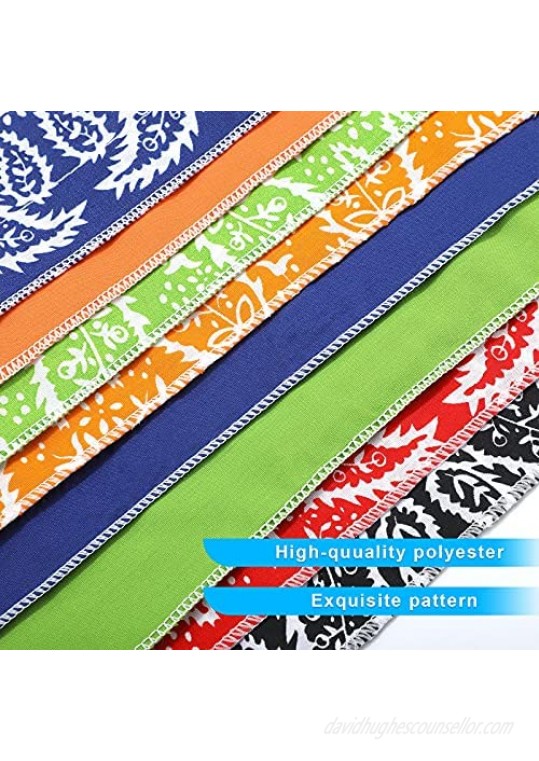 8 Pieces Ice Cool Scarf Neck Wrap Headband Bandana Cooling Scarf for Outdoor Activities 8 Colors