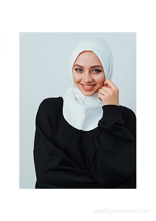Cotton head scarf instant hijab one piece ready to wear muslim accessories for women