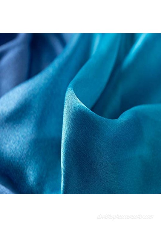 Cyzlann Women's Scarves 100% Silk Long Lightweight Scarfs for women