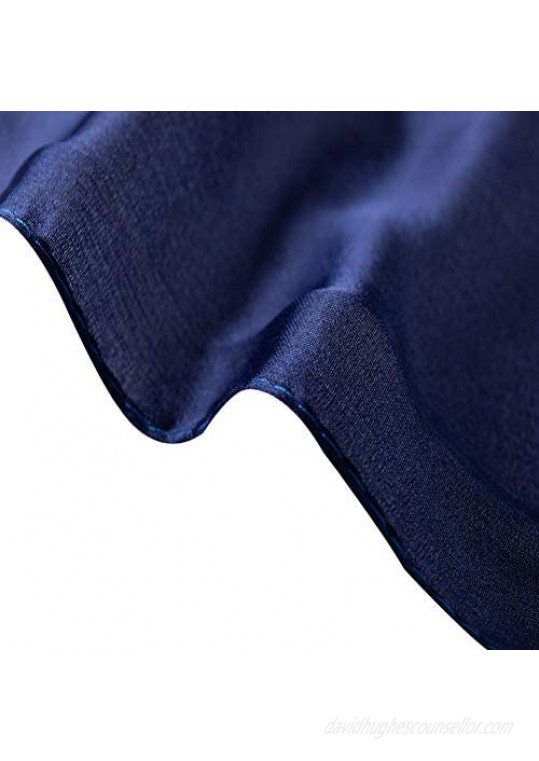Cyzlann Women's Scarves 100% Silk Long Lightweight Scarfs for women