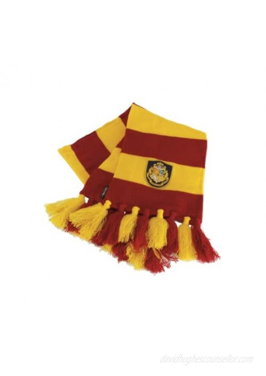 Harry Potter Hogwarts House Knit Scarf for Adults and Kids Red