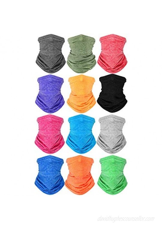 Kids Neck Gaiters UV Protection Bandana Balaclavas Face Cover Scarf for Outdoors Sports Favors