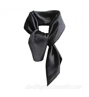 Silk square scarf pure color head scarf blend neckerchief