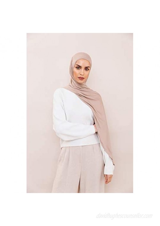 Voile Chic Hijab Presewn Instant Premium Jersey Head Scarf Wrap