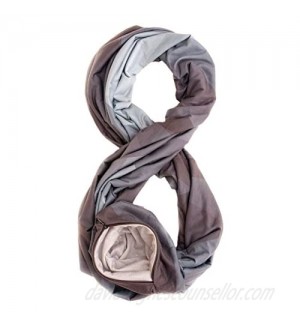 Waypoint Goods Infinity Scarf with Pocket - Stylish Travel Loop Scarf for Women
