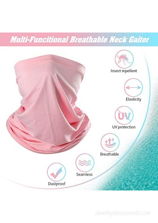 12 in 1 Multifunctional Neck Gaiter Face Scarf Headwear for Unisex Men & Women