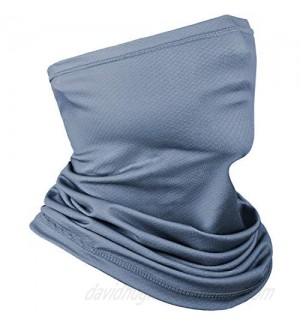 Achiou Neck Gaiter Face Scarf Mask-Dust  Sun Protection Cool Lightweight Windproof
