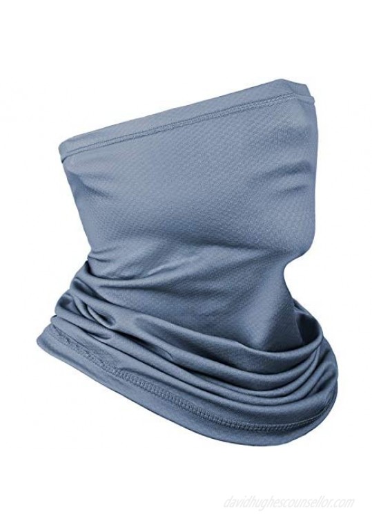 Achiou Neck Gaiter Face Scarf Mask-Dust  Sun Protection Cool Lightweight Windproof