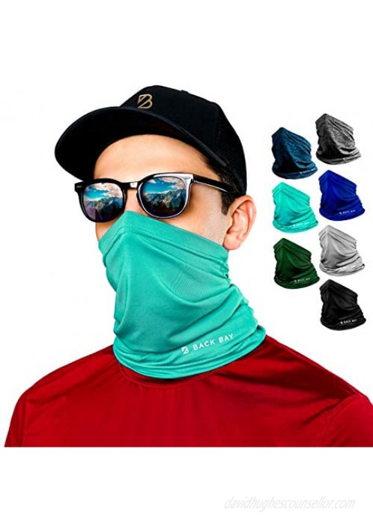Back Bay Cooling Summer Neck Gaiter with UPF30 UV Sun Protection  Breathable Workout Gator Face Mask