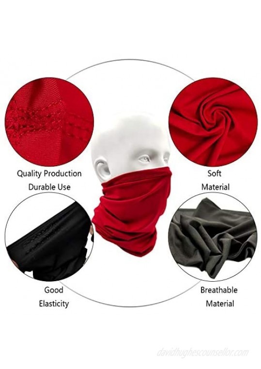 Cooling Neck Gaiter Face Cover Mask Summer Breathable Dust UV Bandana Scarf for Men Women Fishing Running Cycling
