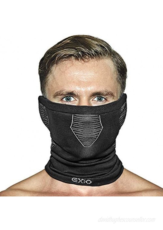 EXIO Face Clothing Neck Gaiter Mask - Lightweigh Breathable Sun Wind Dust Proof UPF 50+
