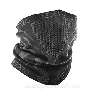 EXIO Winter Neck Warmer Gaiter/Balaclava (1Pack or 2Pack) - Windproof Face Mask for Ski  Snowboard