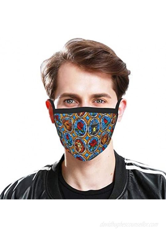 Fabric Face Mask Scarf Cover Mouth Wind Dust Bandanas For Men And Women Washable Cloth Cover