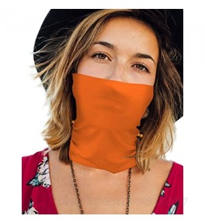 Face Mask Bandana Neck Gaiter Made in USA for Dust Outdoors Festival Activities
